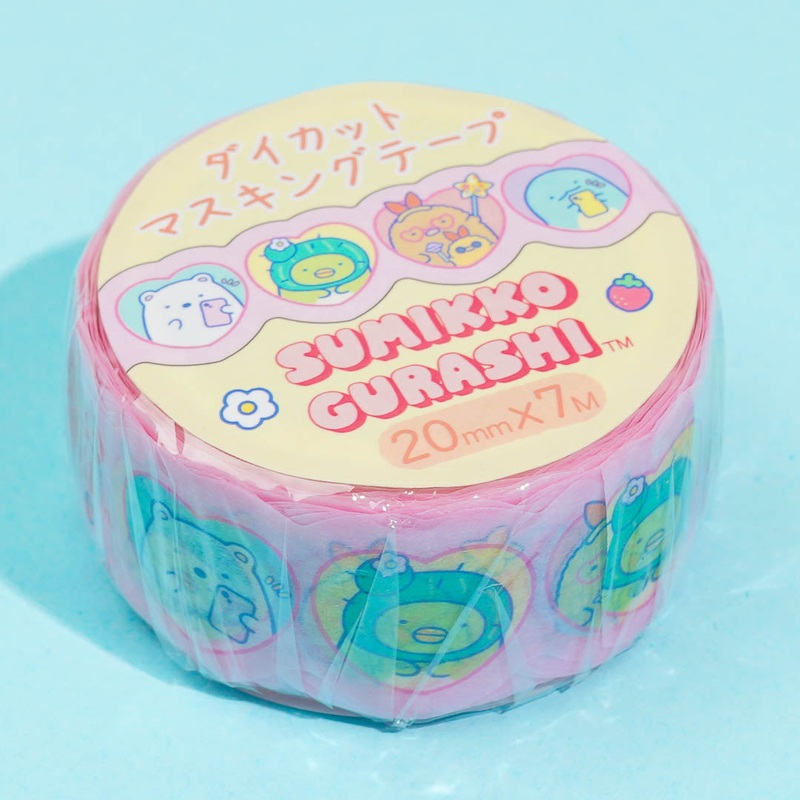 Sumikko Gurashi Pink Heart Masking Tape