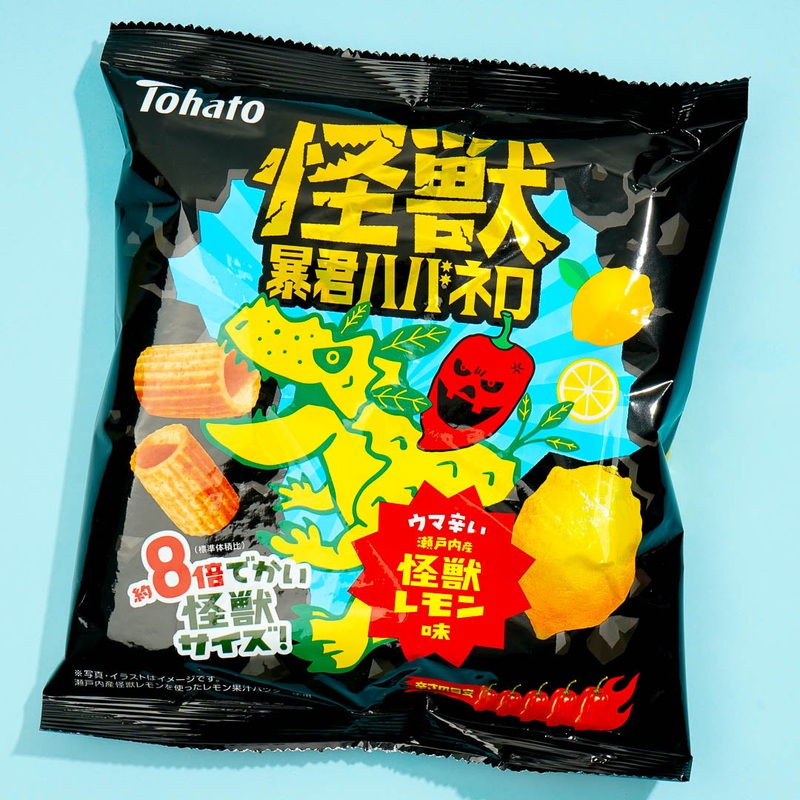 Tohato Tyrant Habanero Potato Snacks - Kaiju Lemon