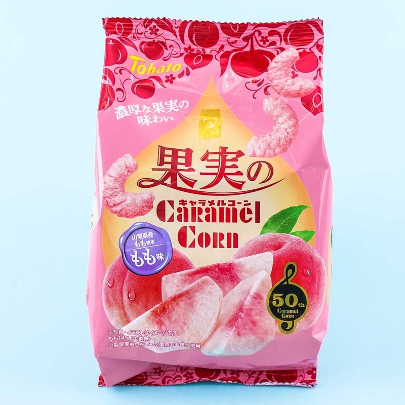 Tohato Fruit Caramel Corn - Peach