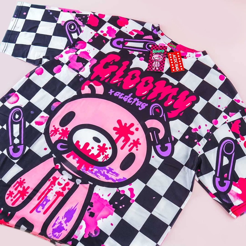 ACDC RAG Checkered Gloomy Huge T-Shirt