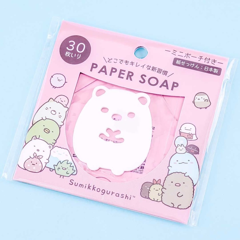 Sumikko Gurashi Paper Soap Pack - Shirokuma / Floral