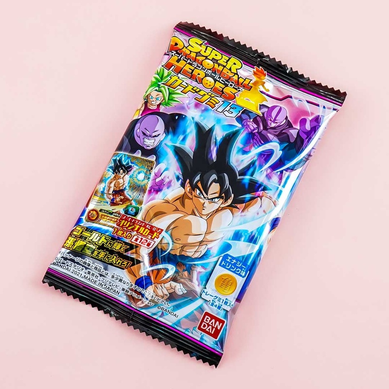 Super Dragon Ball Heroes Card With Gummy 13