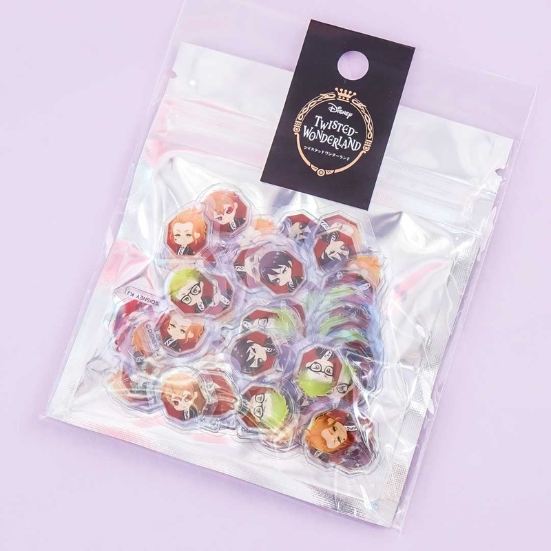 Twisted Wonderland Drop Peko Sticker Flakes - Heartslabyul