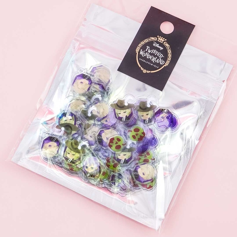 Twisted Wonderland Drop Peko Sticker Flakes - Pomefiore
