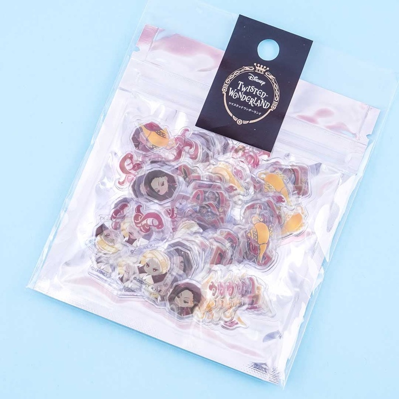 Twisted Wonderland Drop Peko Sticker Flakes - Scarabia