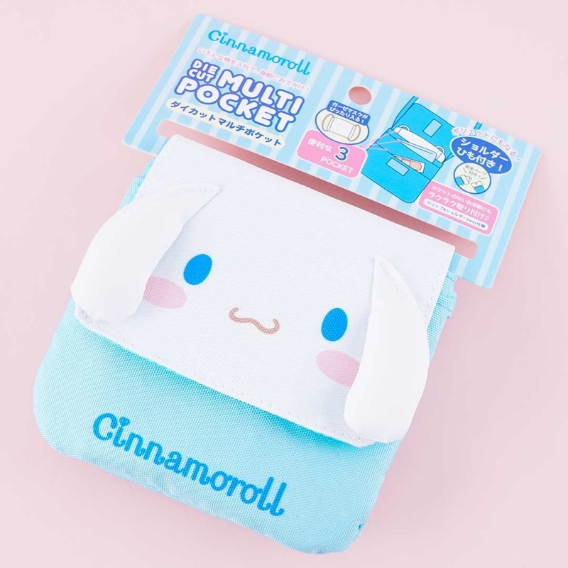 Cinnamoroll Die-Cut Multi-Pocket Sling Bag