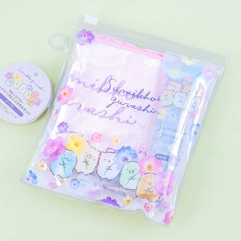 Sumikko Gurashi Giant Blooms Hand Soap & Towel Set