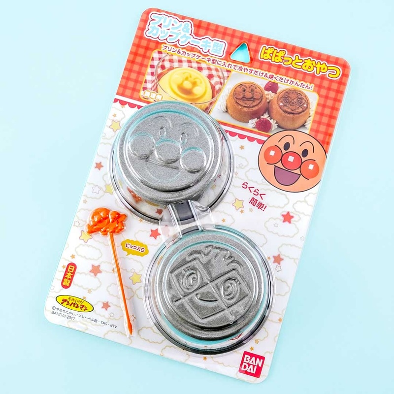 Anpanman Pudding & Cupcake Mold Set