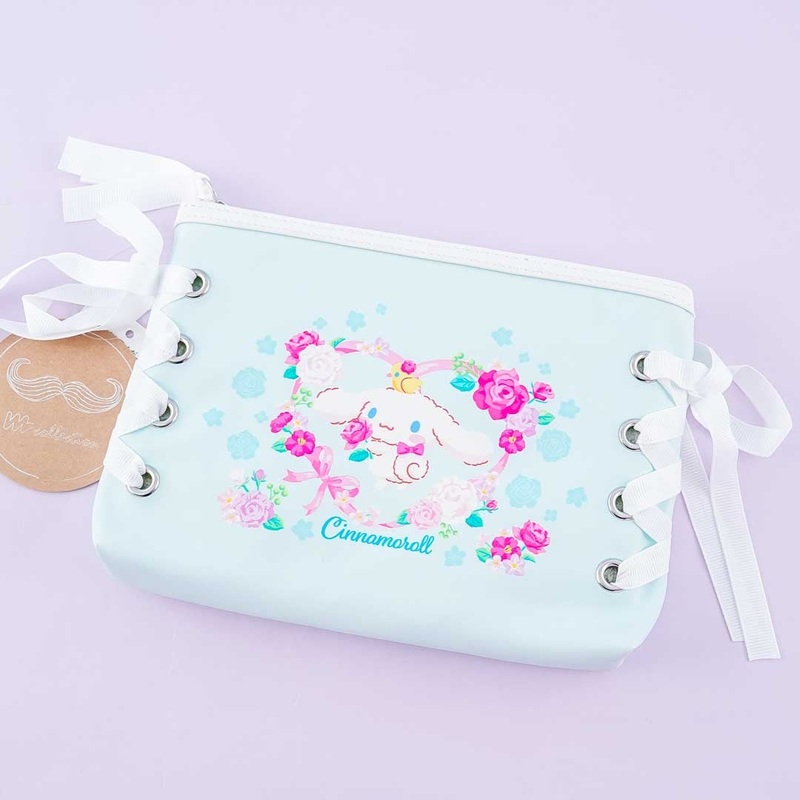 Cinnamoroll Lolita Lace-Up Cosmetic Pouch