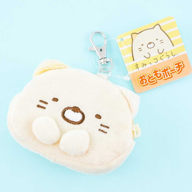 Sumikko Gurashi Fluffy Purse - Neko