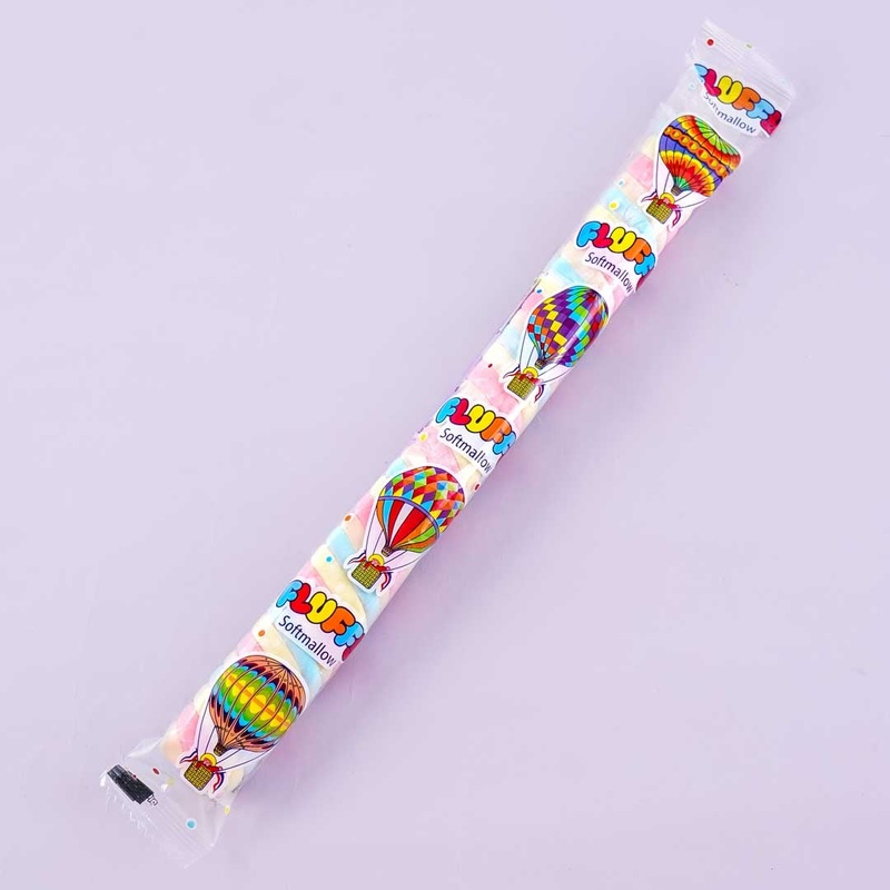Yaokin Fluffy Long Rainbow Marshmallow