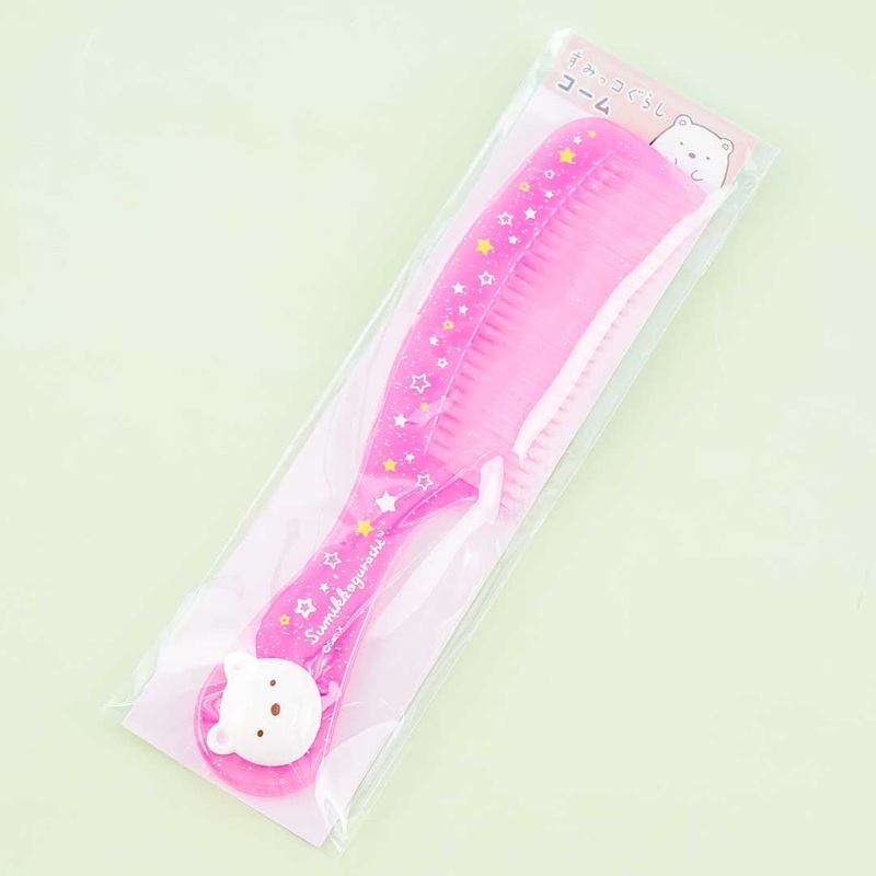 Sumikko Gurashi Glitter Mini Hair Comb - Shirokuma