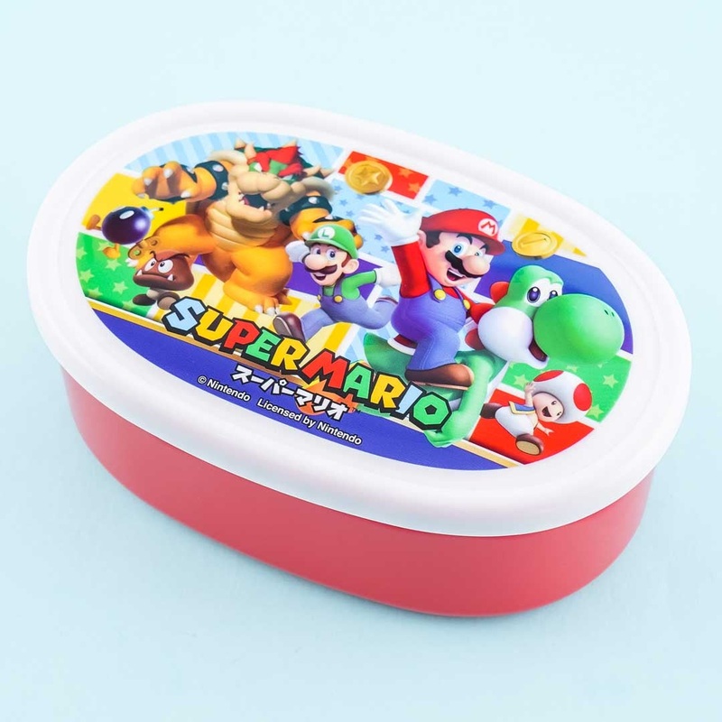 Super Mario World Oblong Bento Set - 3 pcs