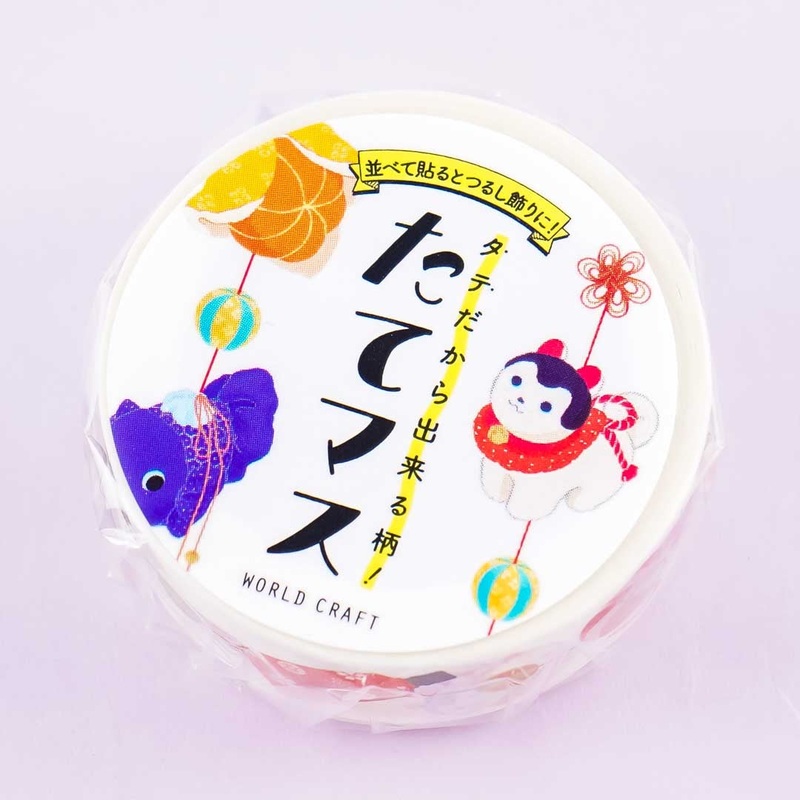 World Craft Lucky Symbols Tatemasu Masking Tape