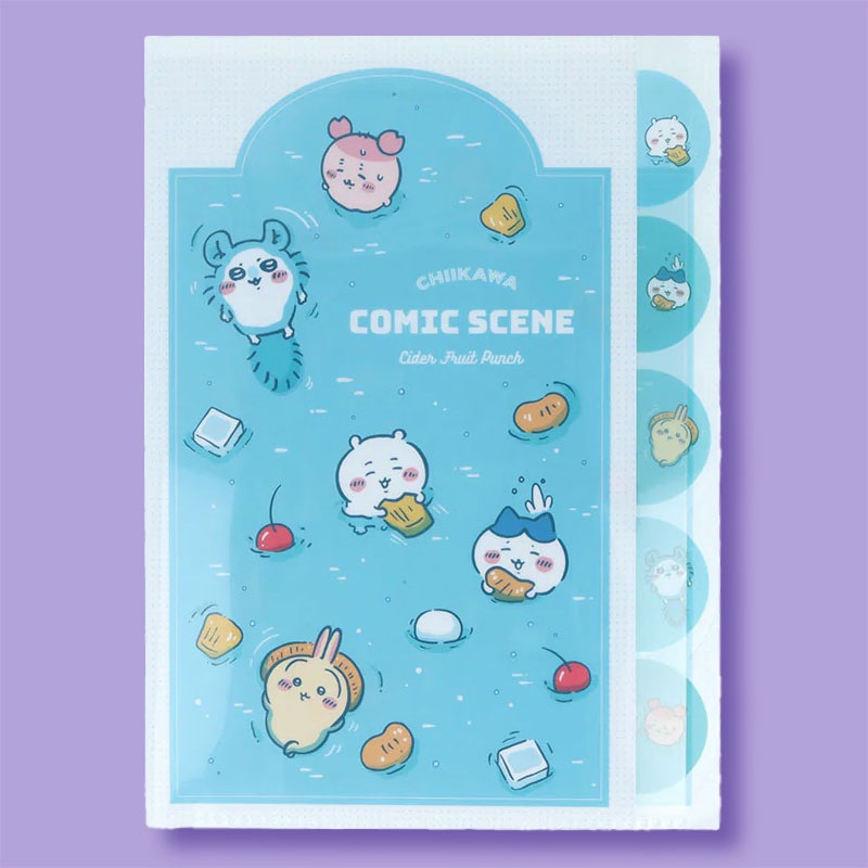 Chiikawa Comic Scene Fruit Punch 5P Clear File