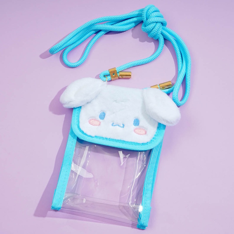 Cinnamoroll Fluffy Face Mini Sling Bag