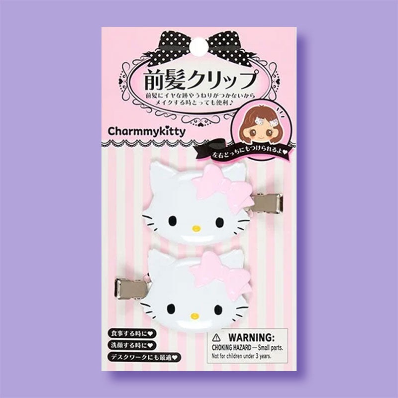 Charmmy Kitty Face Hair Clips
