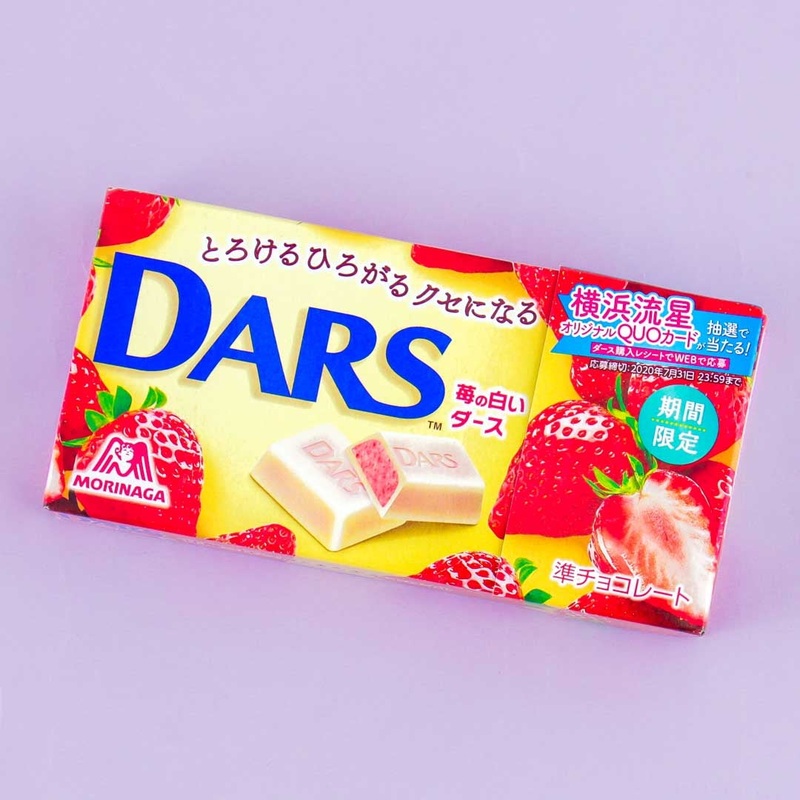 Dars White Chocolate - Strawberry