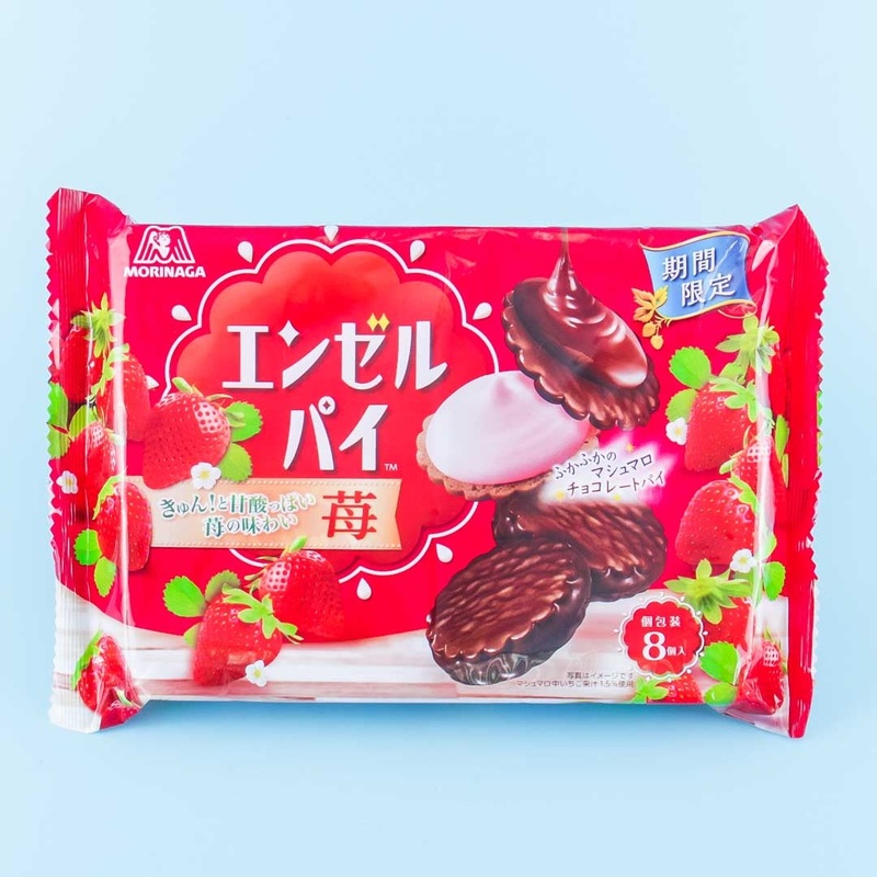 Morinaga Angel Pie Family Pack - Strawberry