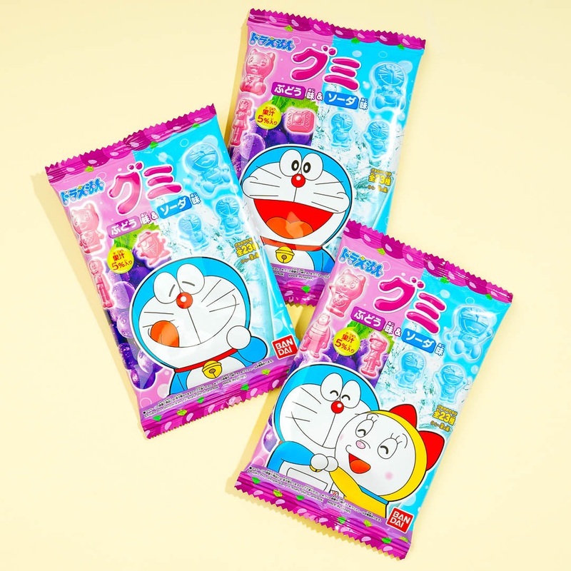 Doraemon Gummy Candy - Soda & Grape
