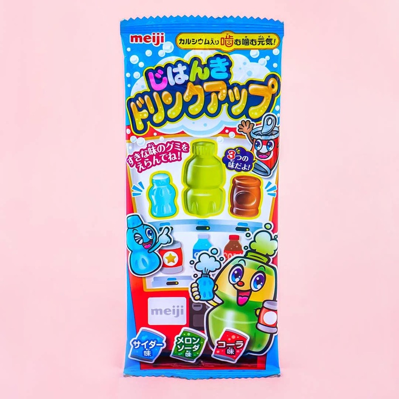 Meiji Jihanki Vending Machine Soda Gummies