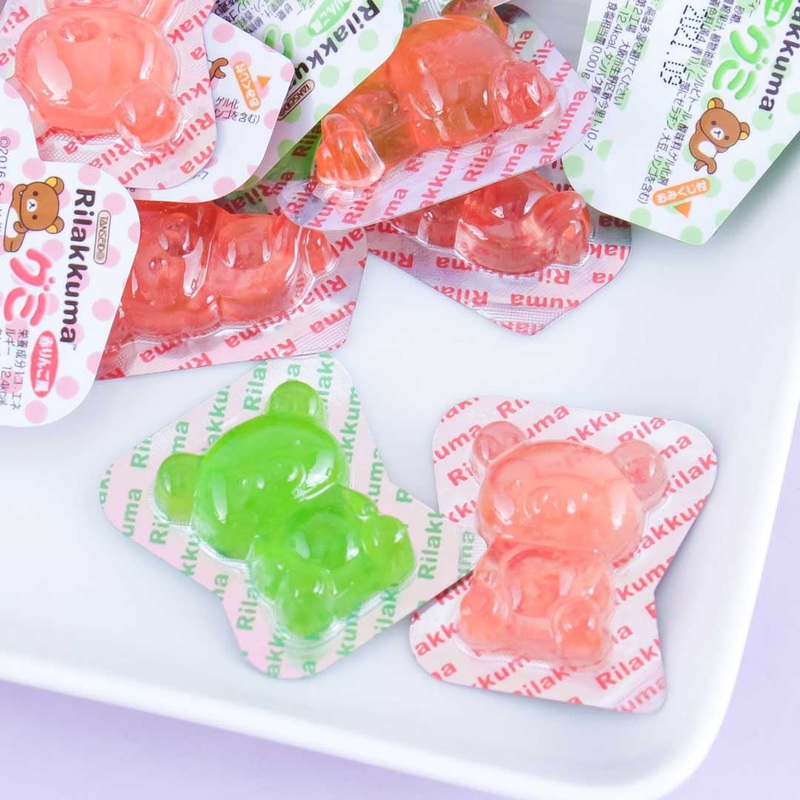 Rilakkuma Gummy Candy - Red & Green Apple