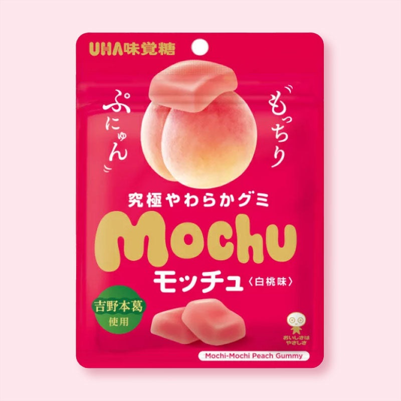 UHA Mikakuto Mochu Gummy - White Peach