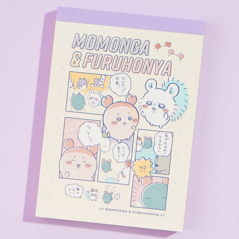 Chiikawa Comic Mini Memo Pad - Momonga & Furuhonya