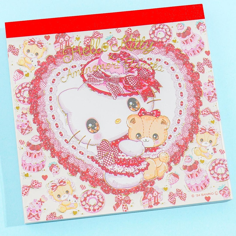 Hello Kitty x Amenomori Fumika Square Memo