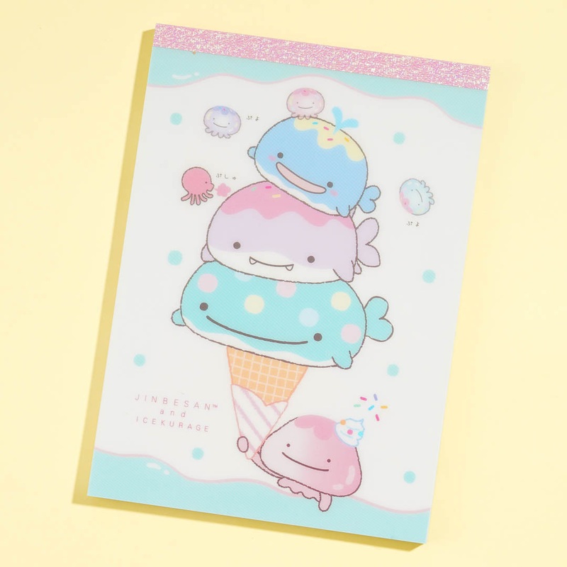 Jinbesan & Icekurage Memo Pad