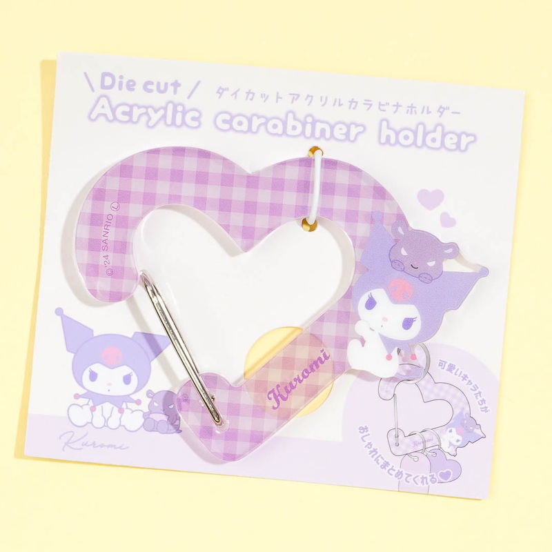 Kuromi Heart Carabiner