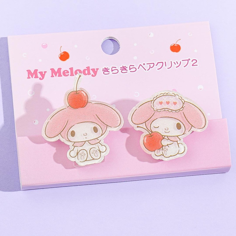 My Melody Cherry Twin Pair Clip Set - 2 pcs