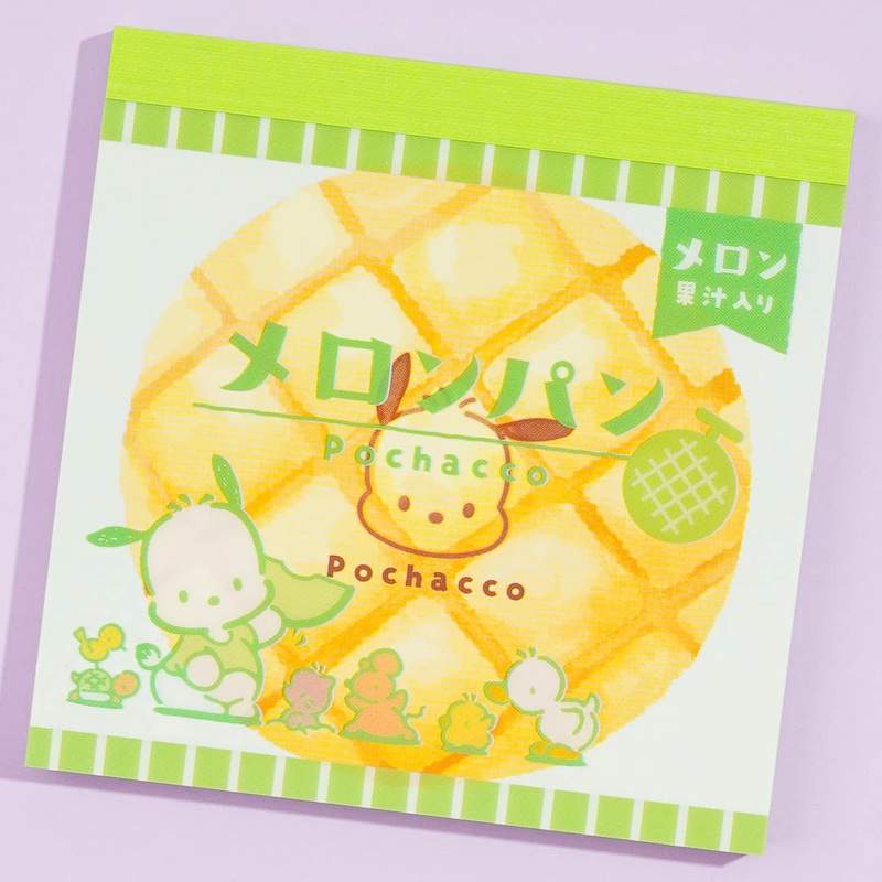 Pochacco Melon Pan Mini Memo Pad