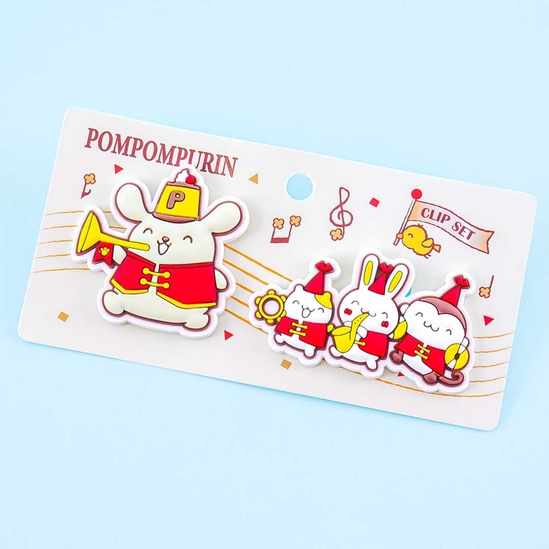 Pompompurin 25th Anniversary Clip Set