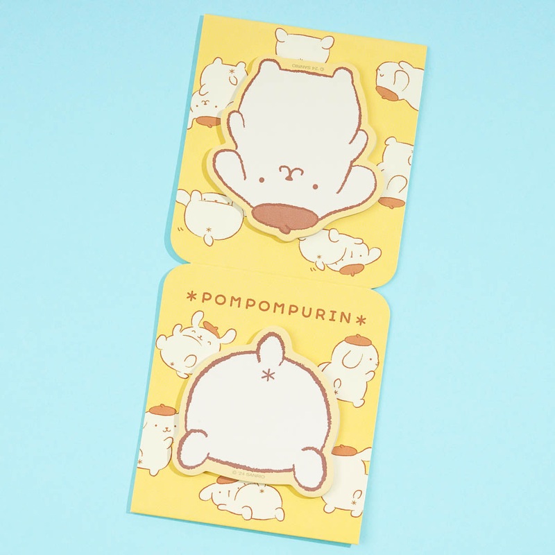 Pompompurin Butt Puripuri Pudding Memo Pad Set