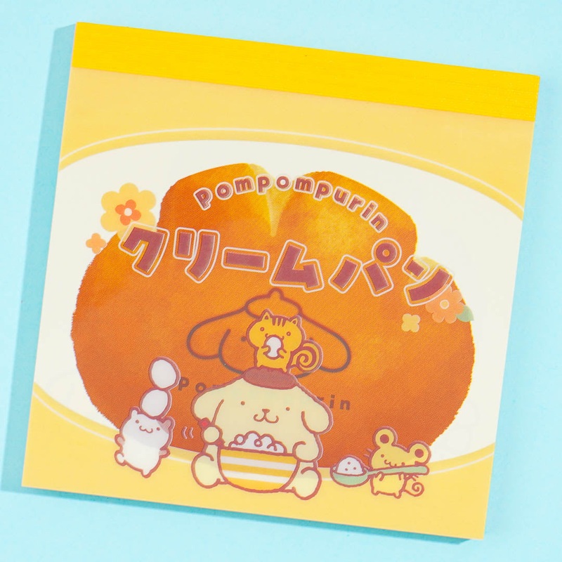 Pompompurin Cream Bread Mini Memo Pad