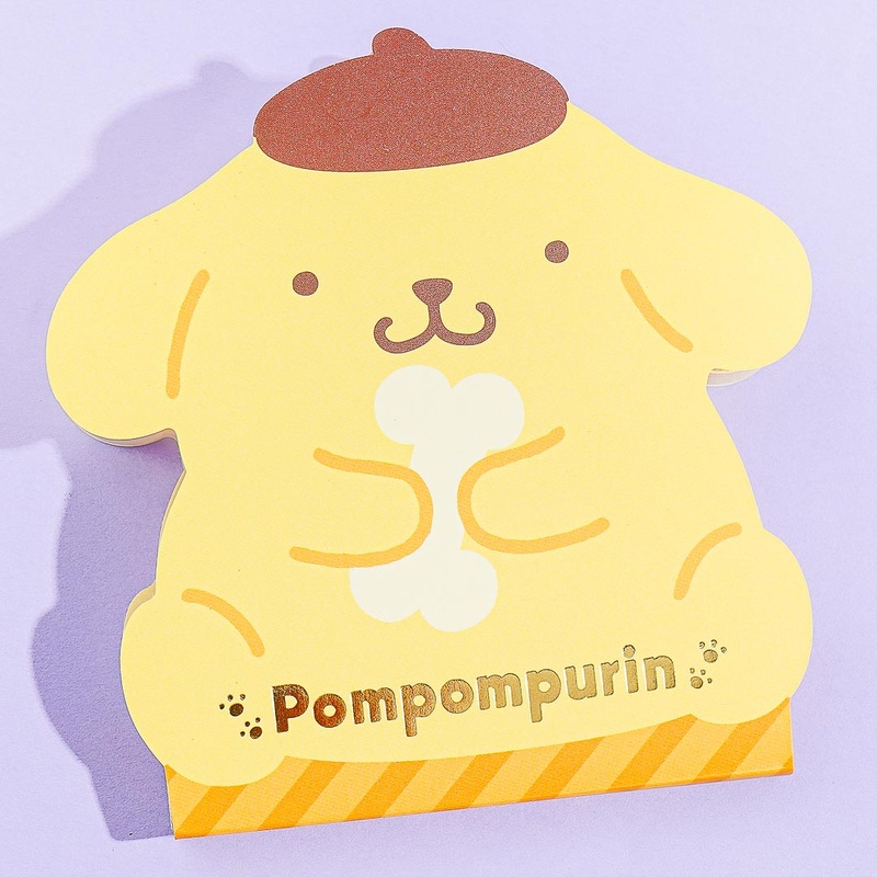 Pompompurin Favorite Things Hug Die-Cut Memo Pad