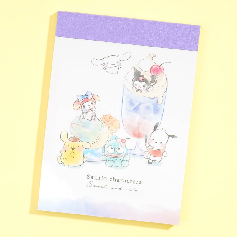 Sanrio Characters Sweet Playtime Memo Pad