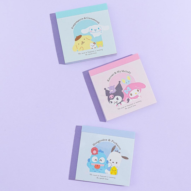 Sanrio Characters Window Besties Mini Memo Set - 3 pcs