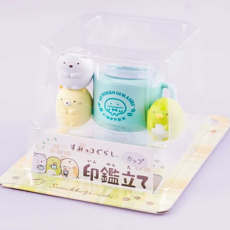 Sumikko Gurashi Pen Holder Figurine - Neko & Shirokuma & Penguin?