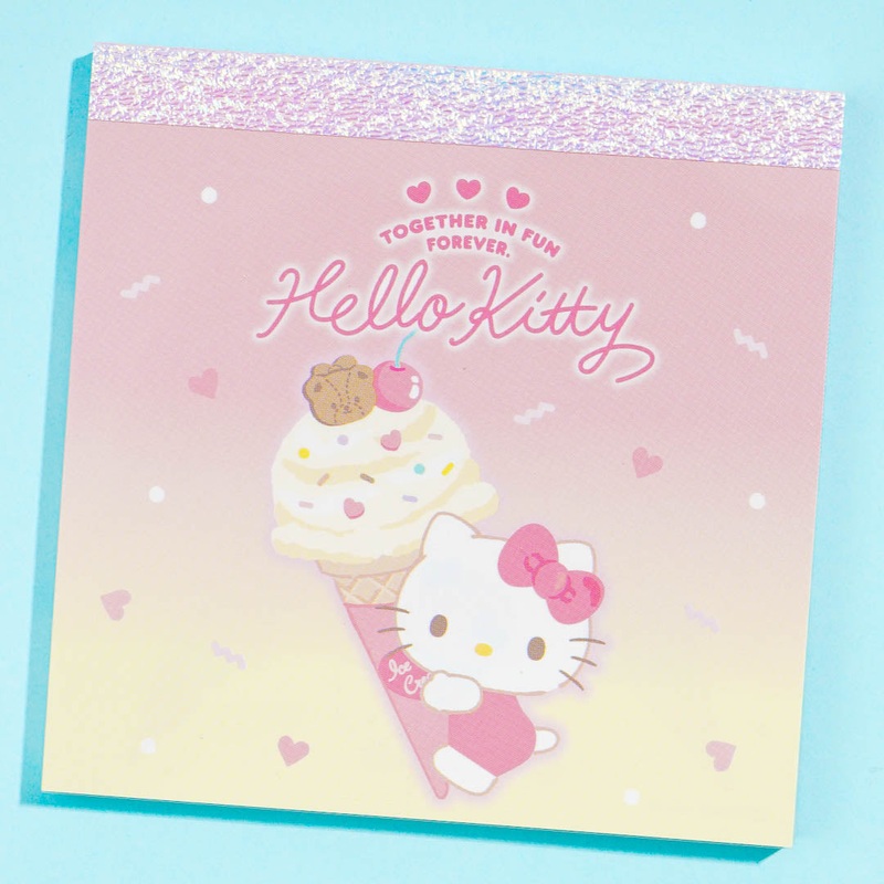 Hello Kitty Ice Cream Party Memo Pad