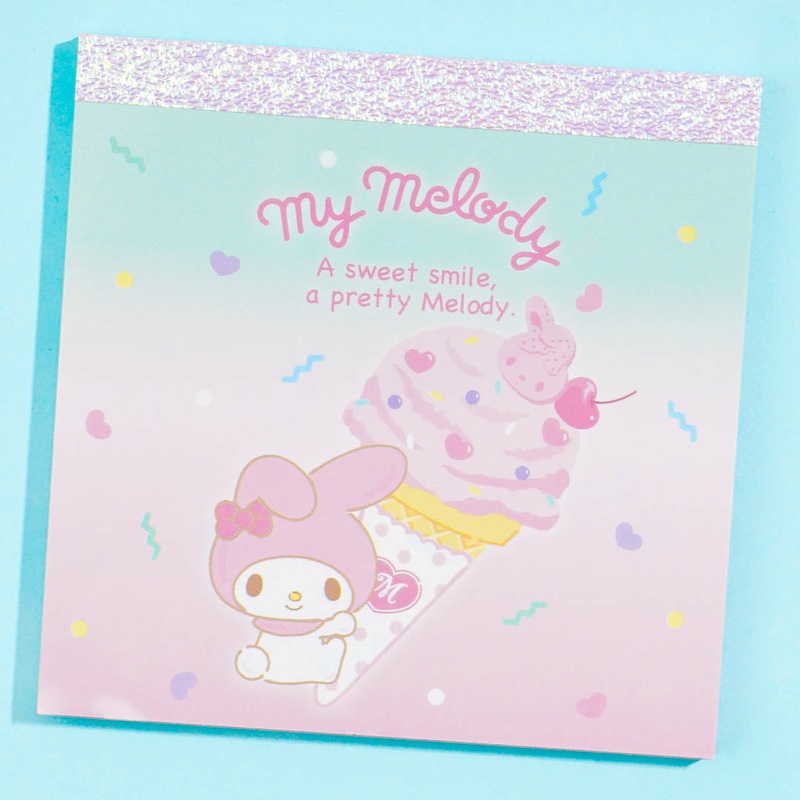 My Melody Ice Cream Party Memo Pad