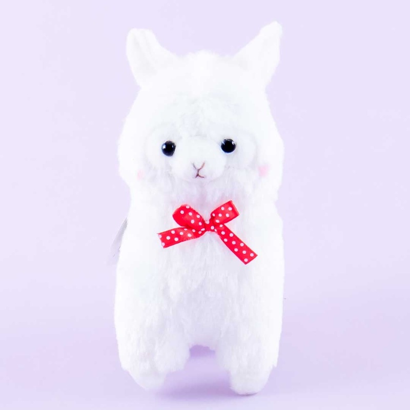 Alpacasso Polka-Dot Plushie - Shiro / Medium