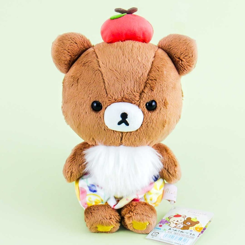 Chairoikoguma Cherry Fruits Plushie - Medium