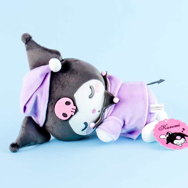 Kuromi Sleeping Plushie - Medium
