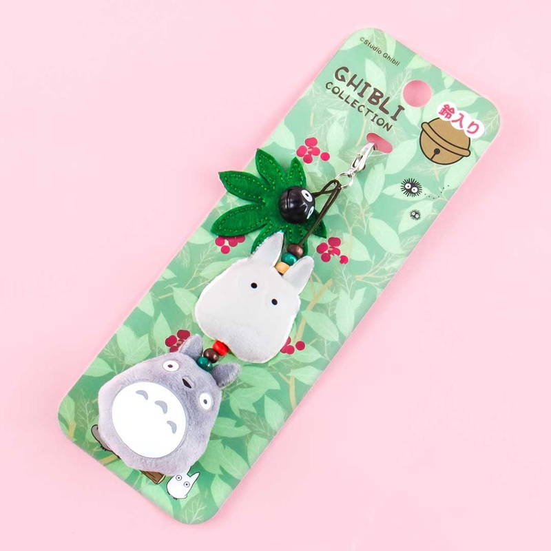 My Neighbor Totoro Bell Plushie Charm - Totoro & Chibi-Totoro