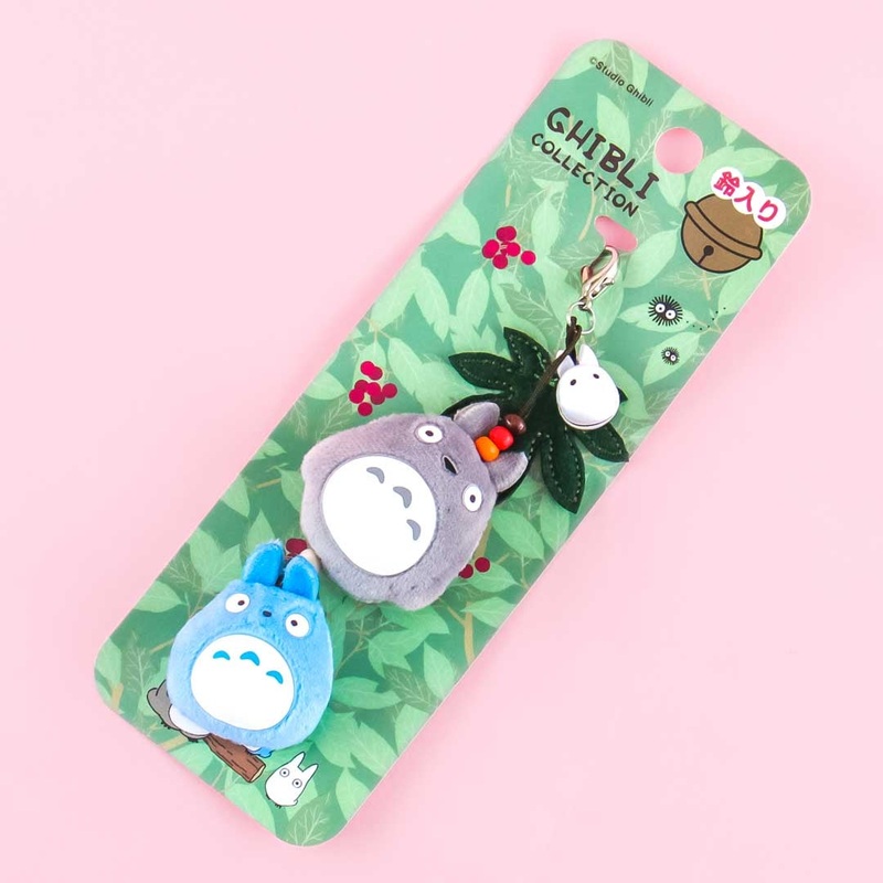 My Neighbor Totoro Bell Plushie Charm - Totoro & Chu-Totoro