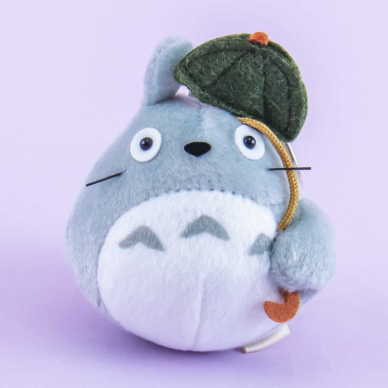 My Neighbor Totoro With Leaf Umbrella Plushie Charm - Mini