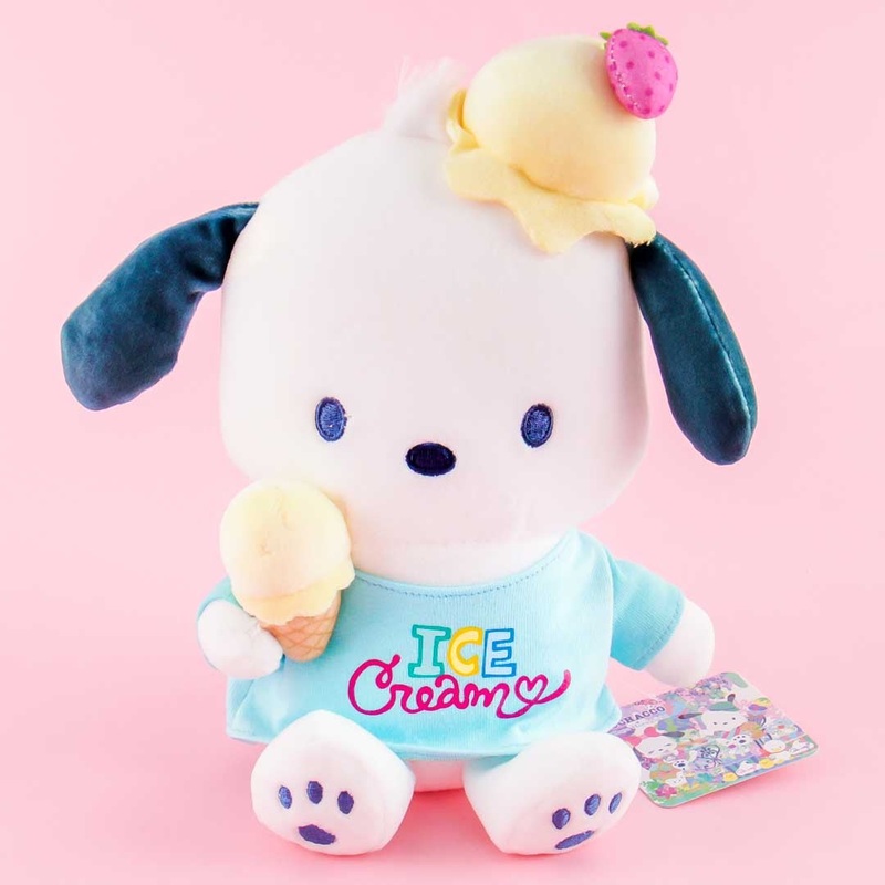 Pochacco & Ice Cream Plushie - Medium