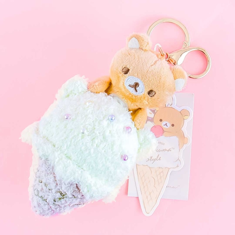 Rilakkuma Sweet Ice Cream Plushie Bag Charm